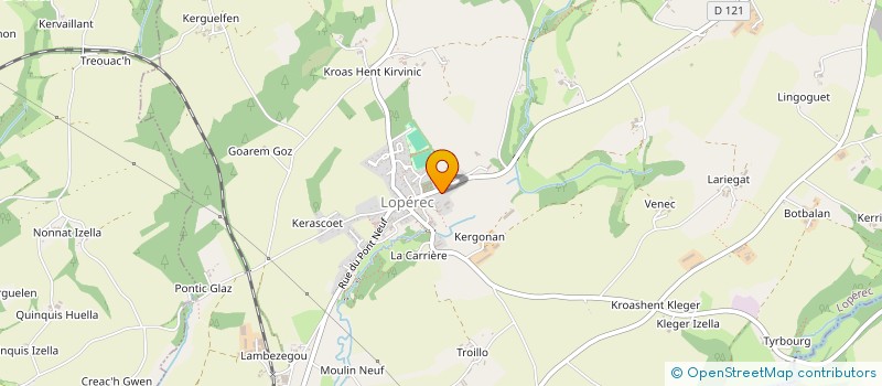 localisation de l'entreprise MADAME KATELL JAOUEN-COAIL  LOPEREC