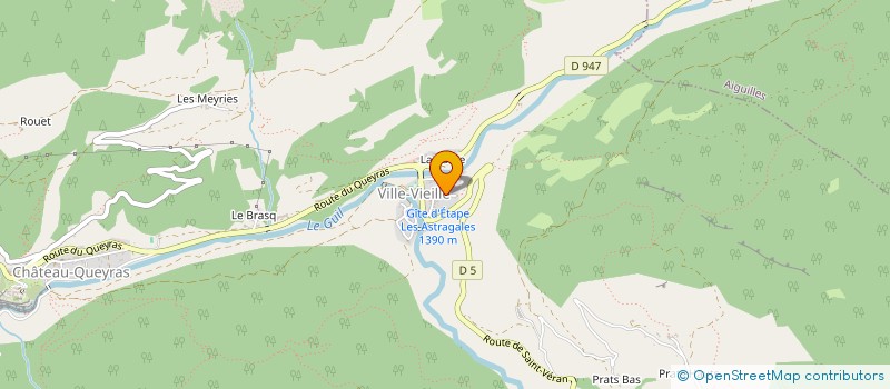 localisation de l'entreprise MADAME KATELL LE BERRE  CHATEAU-VILLE-VIEILLE