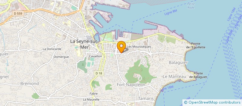 localisation de l'entreprise MADAME KATELL LEBRETON à LA SEYNE-SUR-MER