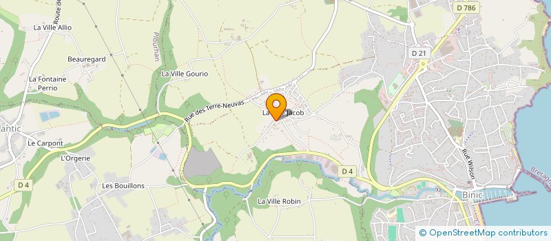 localisation de l'entreprise MADAME KATELL LEDAN DIT GUIOMAR à BINIC-ETABLES-SUR-MER