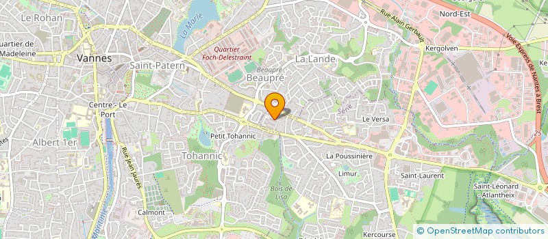 localisation de l'entreprise MADAME KATELL LEFEUVRE  SENE