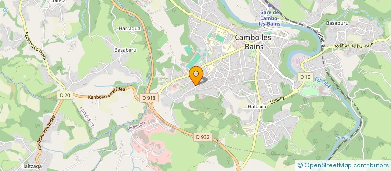 localisation de l'entreprise MADAME KATELL LUHERN  CAMBO-LES-BAINS