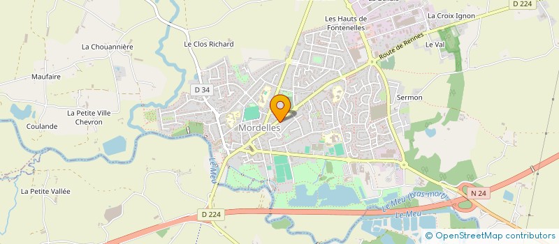 localisation de l'entreprise MADAME KATELL MACE à MORDELLES
