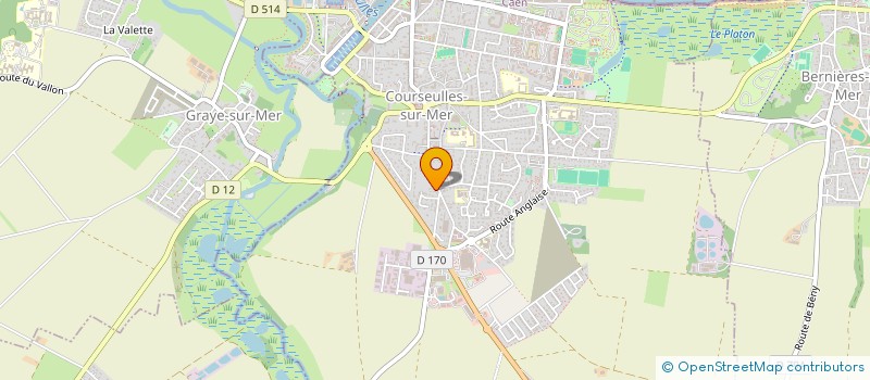 localisation de l'entreprise MADAME KATELL MEVEL  COURSEULLES-SUR-MER