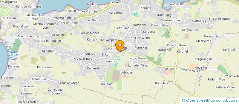 localisation de l'entreprise MADAME KATELL MONFORT  LANDEDA