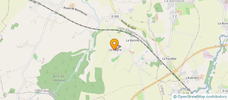 localisation de l'entreprise MADAME KATELL PAUVERT à CERISY-BELLE-ETOILE