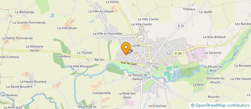 localisation de l'entreprise MADAME KATELL SEIGNOUX à IFFENDIC
