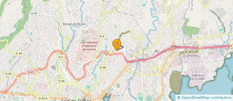 localisation de l'entreprise MADAME KATELYNE LERANDY  FORT-DE-FRANCE