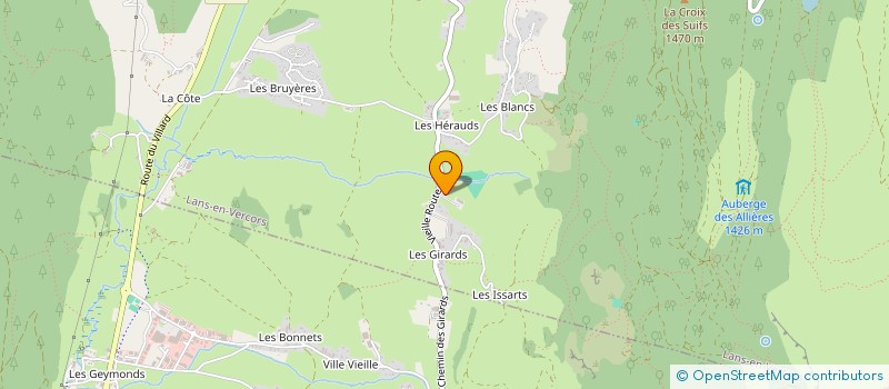 localisation de l'entreprise MADAME KATELYNE VACHE à LANS-EN-VERCORS