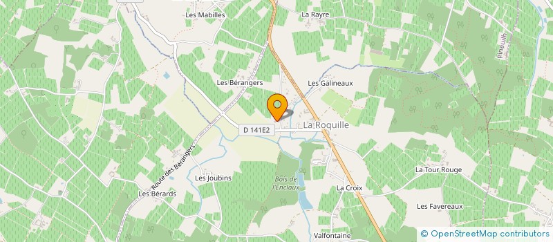 localisation de l'entreprise MADAME KATERINA DAMBORSKA  LA ROQUILLE