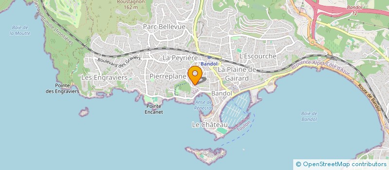 localisation de l'entreprise MADAME KATERINA FREIBERGEROVA  BANDOL