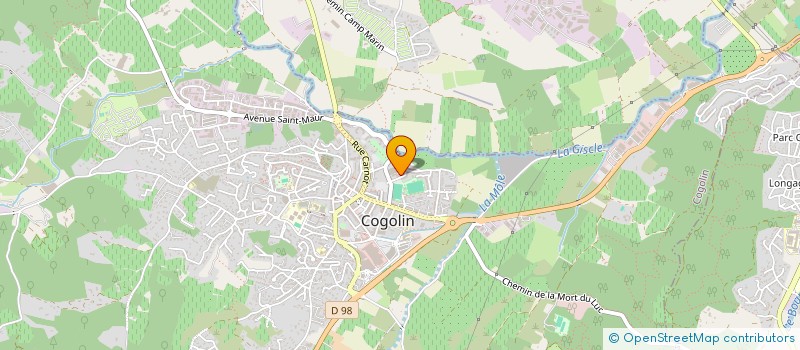localisation de l'entreprise MADAME KATERINA KOBLIZKOVA à COGOLIN