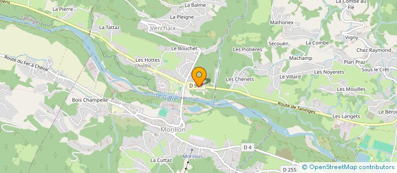 localisation de l'entreprise MADAME KATERINE PHILIBERT  VERCHAIX