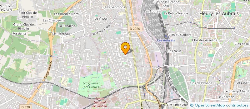 localisation de l'entreprise MADAME KATERYNA CHUBUR  ORLEANS