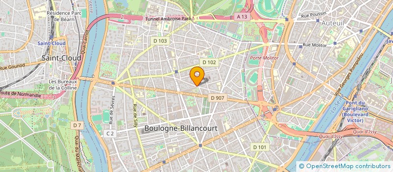 localisation de l'entreprise MADAME KATERYNA GOUMENUK à BOULOGNE-BILLANCOURT