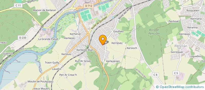 localisation de l'entreprise MADAME KATERYNA KAPLISTA à LANDERNEAU
