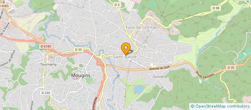 localisation de l'entreprise MADAME KATERYNA NESTERENKO à MOUGINS