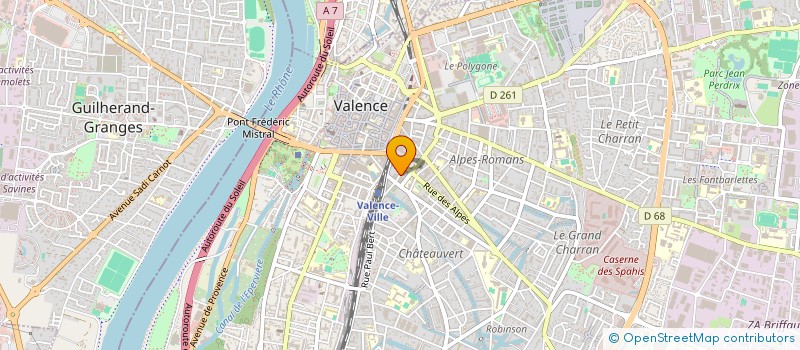 localisation de l'entreprise MADAME KATERYNA OSTAPETS  VALENCE