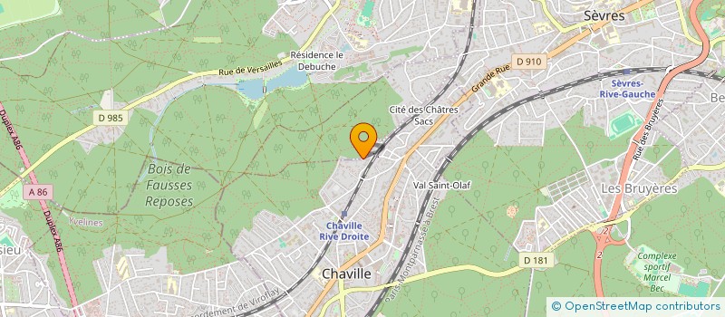 localisation de l'entreprise MADAME KATERYNA SALIUK à CHAVILLE