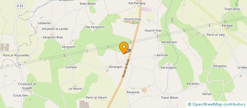 localisation de l'entreprise MADAME KATERYNA SAVELYEVA  PLABENNEC