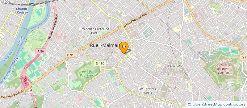 localisation de l'entreprise MADAME KATERYNA SHAMANOVSKA  RUEIL-MALMAISON