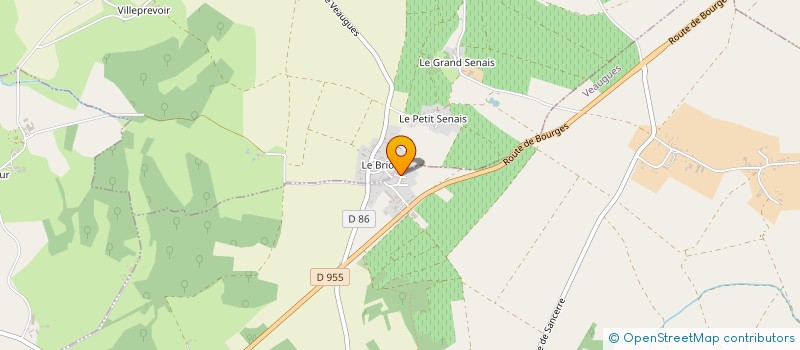 localisation de l'entreprise MADAME KATERYNA TUROVA  VEAUGUES