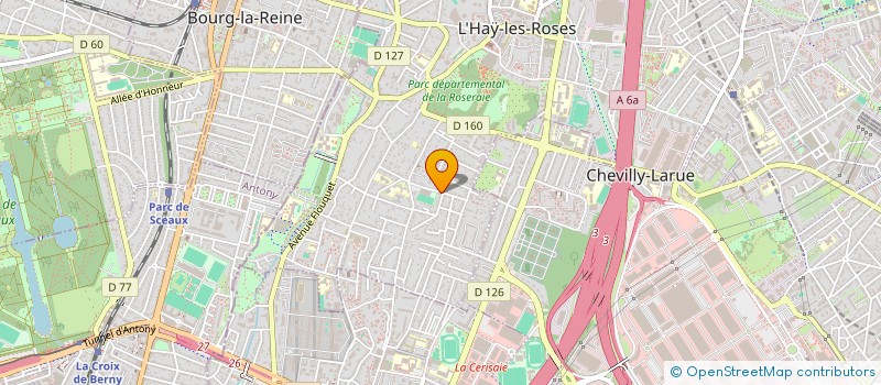 localisation de l'entreprise MADAME KATERYNA ZHULAI  L'HAY-LES-ROSES