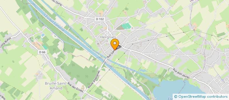 localisation de l'entreprise MADAME KATHARINA DUBOIS  HERGNIES