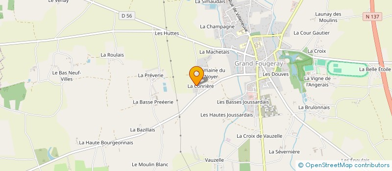 localisation de l'entreprise MADAME KATHARINA GUILLON  GRAND-FOUGERAY