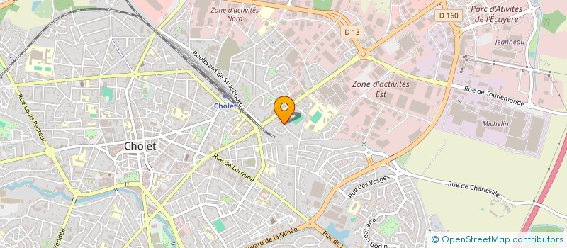 localisation de l'entreprise MADAME KATHARINA MARTIN à CHOLET