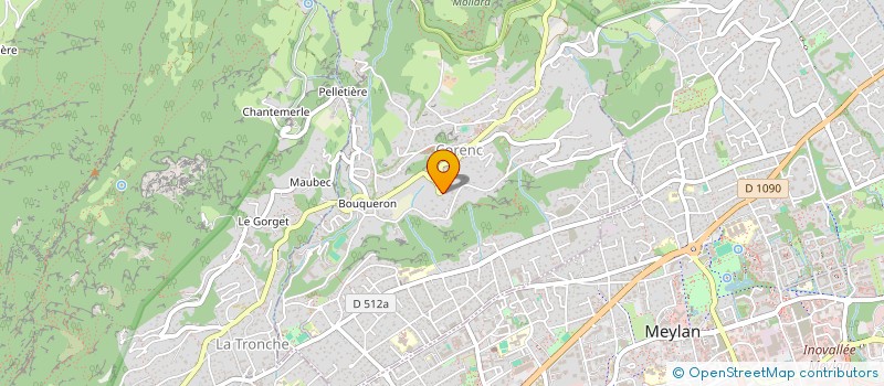 localisation de l'entreprise MADAME KATHARINA WOLLSCHLAGER  CORENC