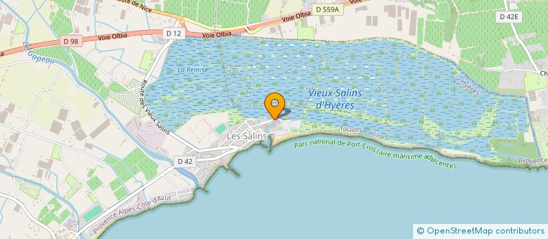 localisation de l'entreprise MADAME KATHARINE GIBBENS  HYERES