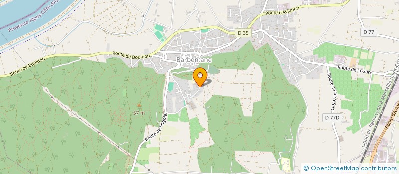 localisation de l'entreprise MADAME KATHARINE SAUNDERS  BARBENTANE