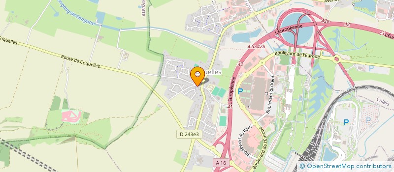 localisation de l'entreprise MADAME KATHELEEN DAVID à COQUELLES