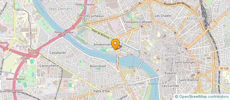 localisation de l'entreprise MADAME KATHELEENA LUCE-VERONIQUE  TOULOUSE