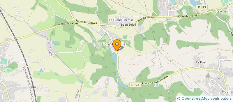 localisation de l'entreprise MADAME KATHELINE AURAY  BONNEFAMILLE