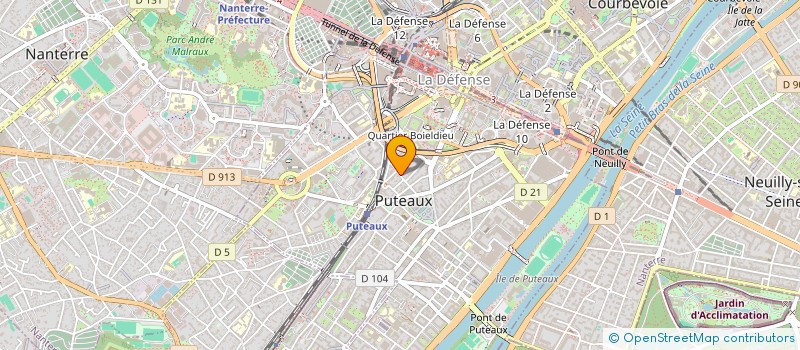 localisation de l'entreprise MADAME KATHERINE COLES  PUTEAUX