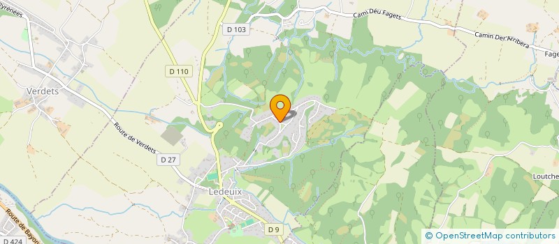 localisation de l'entreprise MADAME KATHERINE DEL CARMEN MEJIA NARANJO  LEDEUIX