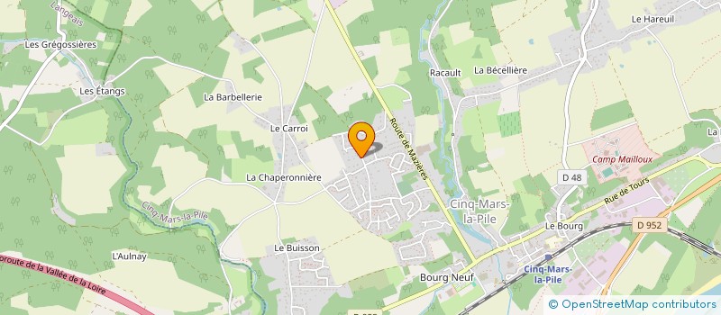 localisation de l'entreprise MADAME KATHERINE DIECKMANN  CINQ-MARS-LA-PILE