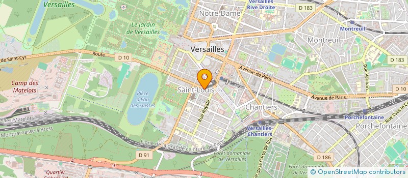 localisation de l'entreprise MADAME KATHERINE DUCHATEAU à VERSAILLES