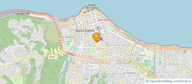 localisation de l'entreprise MADAME KATHERINE GOYON  SAINT-DENIS