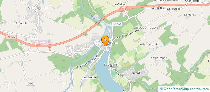 localisation de l'entreprise MADAME KATHERINE GRIEVE à JUGON-LES-LACS