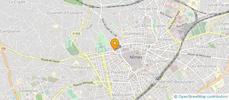 localisation de l'entreprise MADAME KATHERINE GUERIN à NIMES