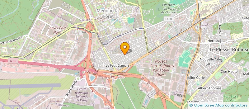 localisation de l'entreprise MADAME KATHERINE KURETA à CLAMART