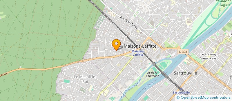 localisation de l'entreprise MADAME KATHERINE LANDU à MAISONS-LAFFITTE