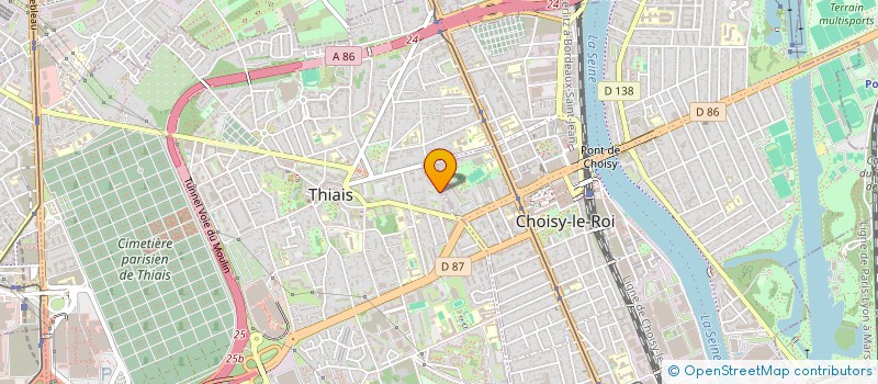 localisation de l'entreprise MADAME KATHERINE LEGION  THIAIS