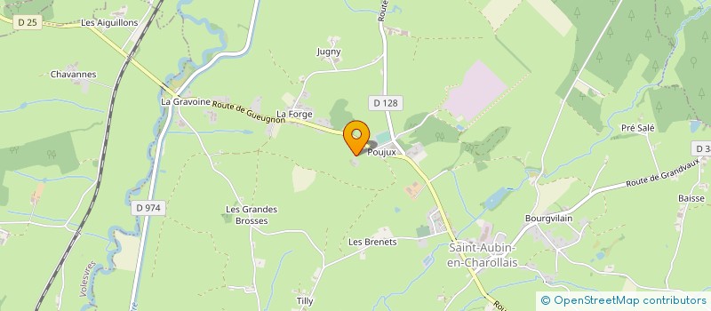 localisation de l'entreprise MADAME KATHERINE OBERLI  SAINT-AUBIN-EN-CHAROLLAIS