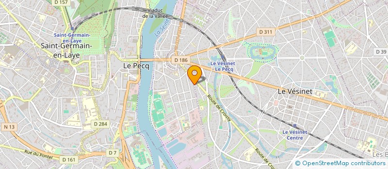 localisation de l'entreprise MADAME KATHERINE PERRY  LE PECQ