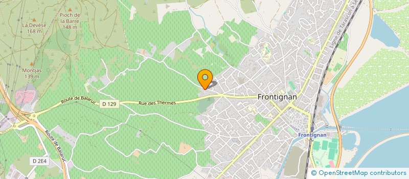 localisation de l'entreprise MADAME KATHERINE PESCHARD à FRONTIGNAN