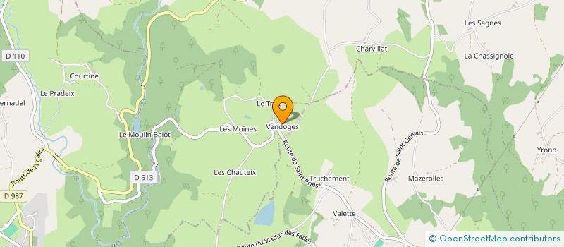 localisation de l'entreprise MADAME KATHERINE THOMPSON  SAINT-GERVAIS-D'AUVERGNE